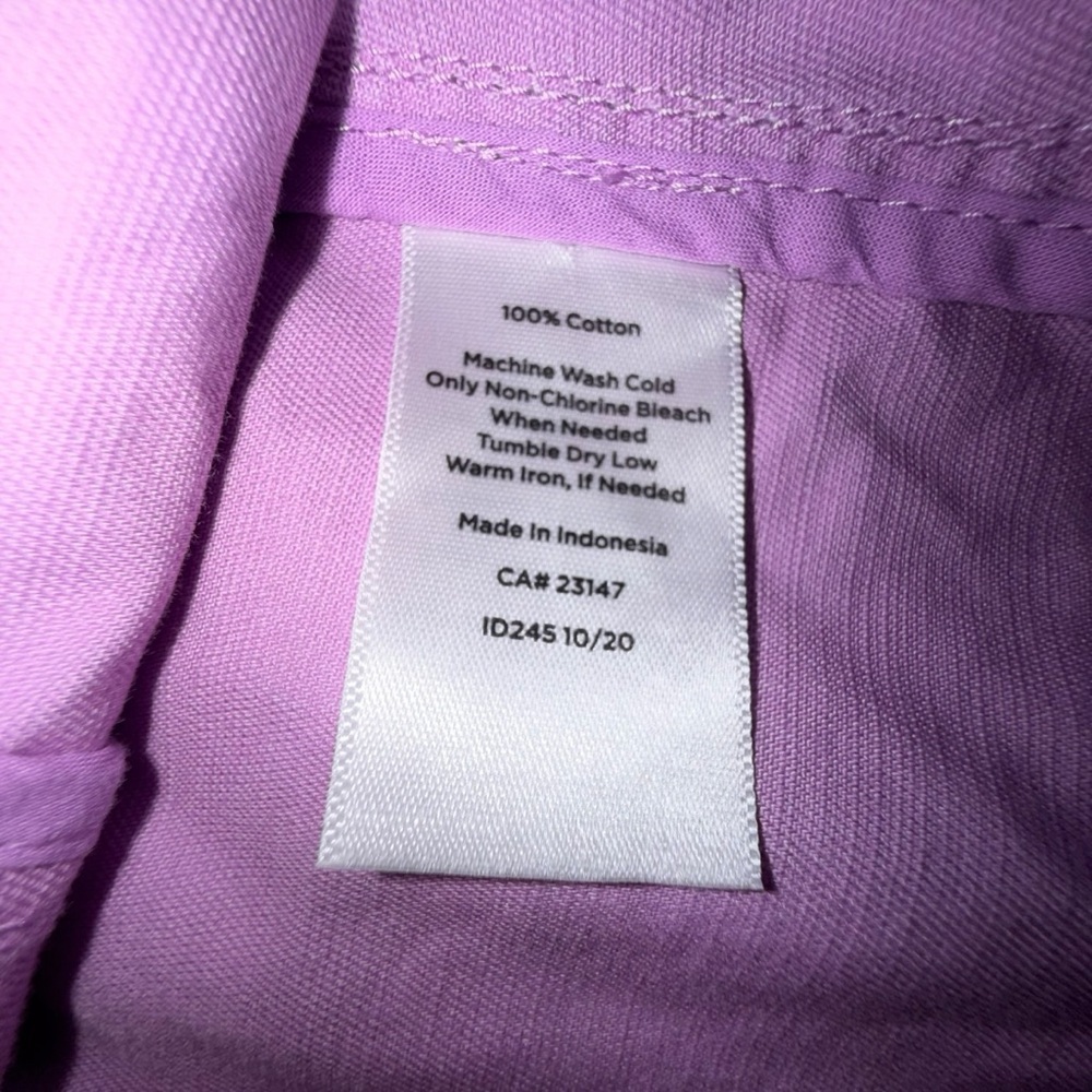 TALBOTS Military Inspired Jacket - Misses XL Violet Tulle - Picture 9 of 12